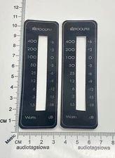 ADS L910 LED Meter Board Decal Surround Labels Self Stick Custom Made PAIR L-910