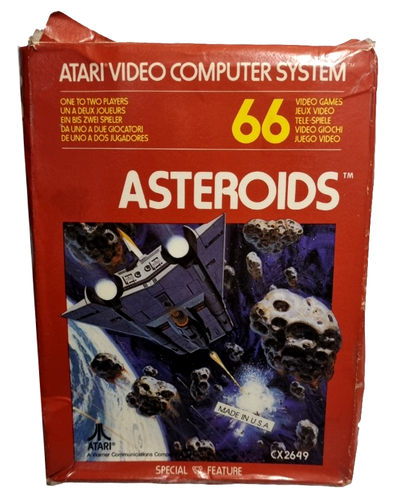 Asteroids Atari 2600 *Complete* - Picture 4 of 12