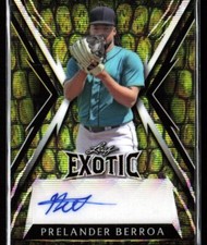 2023 Exotic Alligator Wave - Prelander Berroa RC Autograph #'d /6