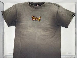 Vintage Lost Enterprises Sz M Skateboard T Shirt w/ Back Hit Gray Sunbleached