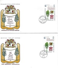 NOUVELLES HEBRIDES n° 312/313 oblitéré - FDC