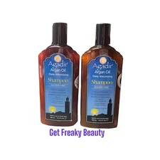 2 PACK. 12.4 oz. Agadir Argan Oil Daily Volumizing Shampoo. Sulfate Free. NEW.