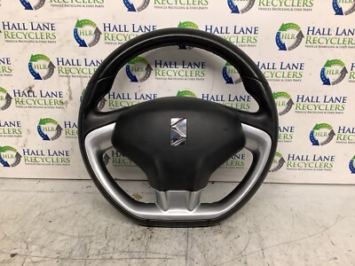 2012 CITROEN DS3 MK1 A55 - LEATHER FLAT BOTTOM STEERING WHEEL - FMC 22A22B