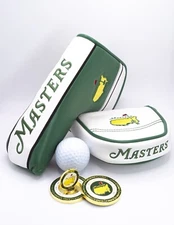 Masters Mallet Putter Cover + Masters Blade + 2024 Masters Augusta Yardage Coin