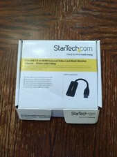 Startech.com Slim Usb 3 To Hdmi External Video Card Multi Monitor Adapter 1080P