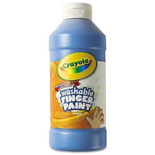 Crayola Washable Fingerpaint, Blue, 16 oz - Bild 2 von 2