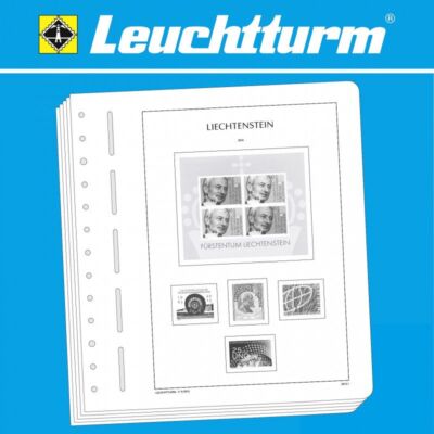 Feuilles Préimprimées LEUCHTTURM – France 1945-1959, 46 Feuilles Avec Pochettes, Pour Reliure 13 Trous