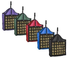 Nylon Hay Bag Tote with Slow Feed Web Front - 2" x 2" Openings