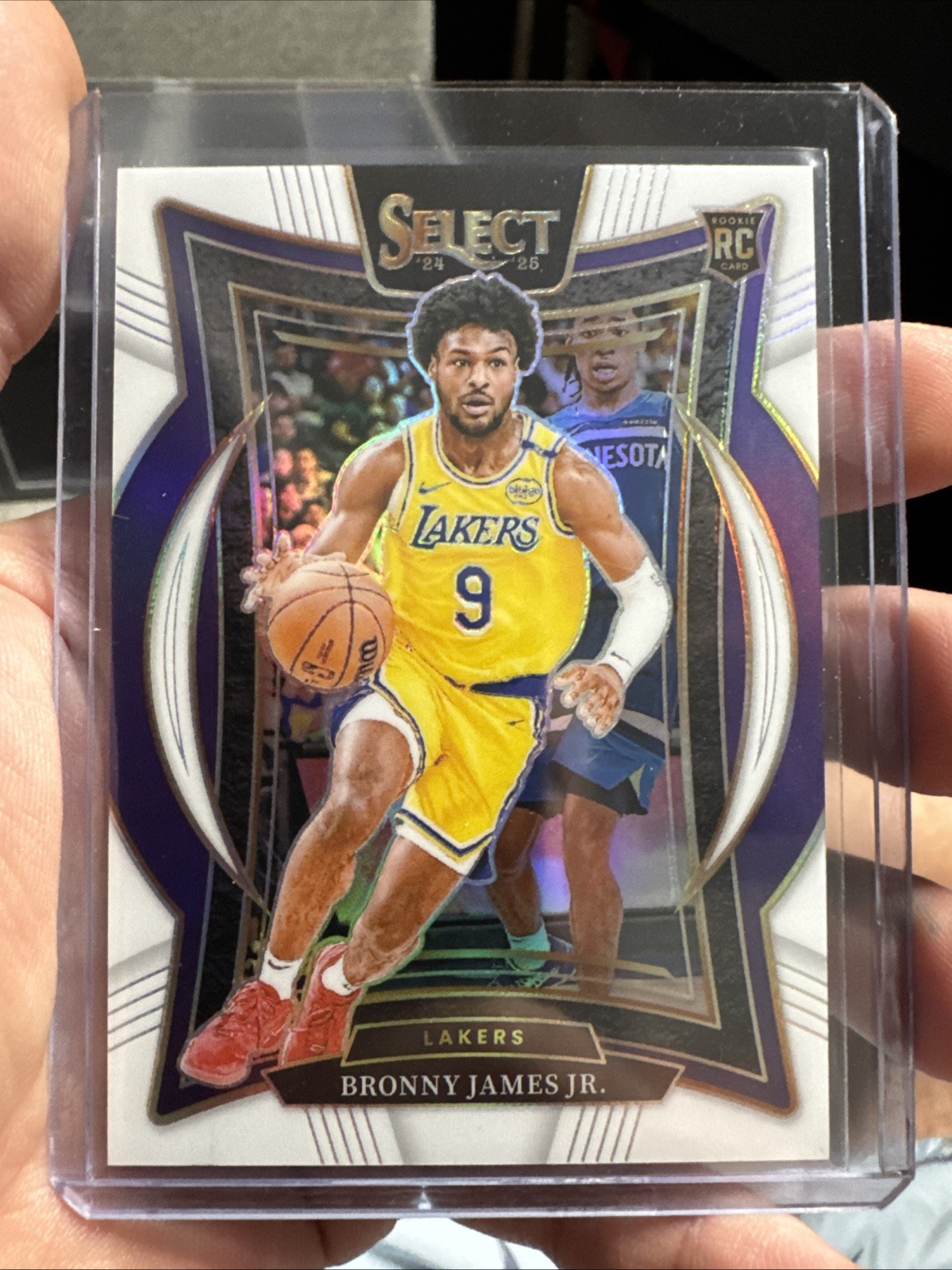 2024-25 Panini Select Bronny James Jr. Lakers RC Rookie Concourse White /149