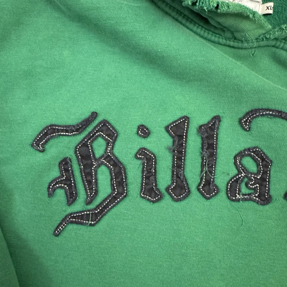 Sudadera con Capucha Billabong Para Hombre XL Verde Pullover Y2K Skate Surf Años 90 Grunge Foto 2 de 4