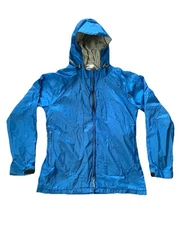 RARE Vtg 1960’s Early Gore-Tex LITE Gear Teal Blue Windbreaker Rain Jacket Parka