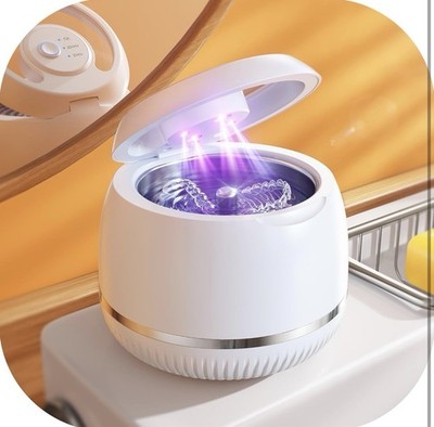 Besser Ultrasonic Retainer Cleaner Zahnspangenreiniger Ultraschall Weiß