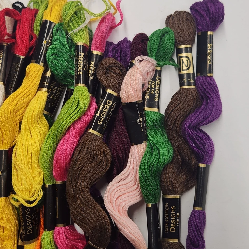 Iris & Designs for the Needle Embroidery Floss Cotton Skeins Assorted Colors lot - Image 4 of 4