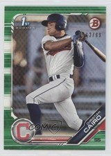 2019 Bowman Draft Green 12/99 Christian Cairo #BD-195 y8h