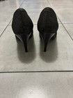ALDO Women’s Black Glitter Round Toe Stiletto Pump Heels Slip On US 5 — photo 2