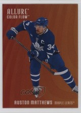 2025-26 Upper Deck Allure Color Flow Red Orange Auston Matthews #CF-26 17sq