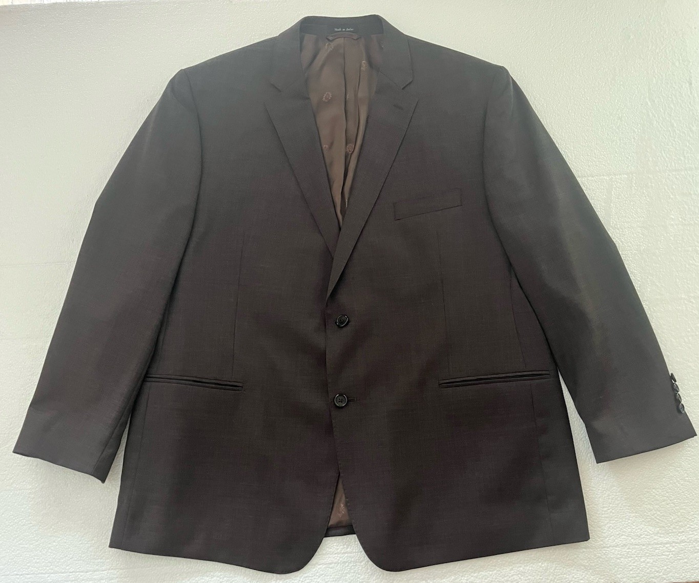 Lauren, Ralph Lauren Slim Fit Suit Jacket Men’s Size 50 R Brown Plaid Blazer
