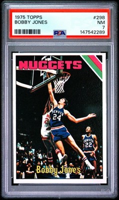 1975 TOPPS #298 BOBBY JONES PSA 7