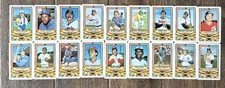 Lot (18) 1982 Perma-Graphics All-Star Gold Credit Card Set Henderson Rose Brett