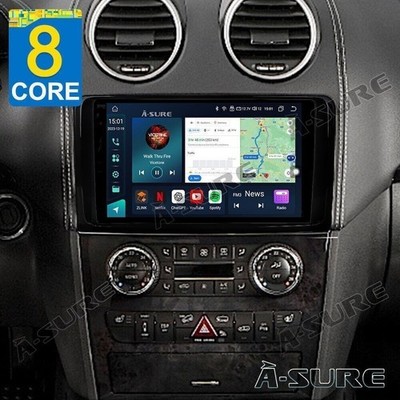 8Kern Android14 4+64G Für Mercedes Benz W164 GL320 ML350 X164 Autoradio GPS Navi