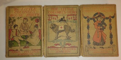 1926 & 1928 ''THE LITTLE COLONEL'S 3-BOOK LOT'' by Annie Fellows Johnston, Page Co