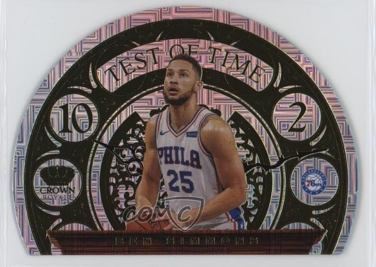 2020-21 Panini Crown Royale Test of Time Asia Exclusive Red Ben Simmons #12 0jr6