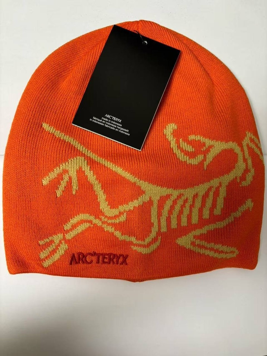 Arc'teryx Bird Head Toque Beanie Wool Winter Hat Orca Orange NWT
