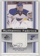 2013-14 SP Game Used Edition Authentic Fabrics Jerseys Brian Elliott #AF-BE 5c1