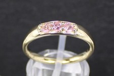 Turmalin-Goldring aus 375er Gelbgold, 9 Karat...