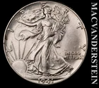 1941 Walking Liberty Half Dollar- Silver- Scarce High Grade Luster #K567