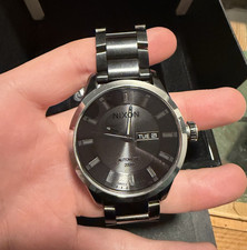 Nixon The Automatic 2 Mens Auto Black Stainle...