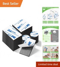 Self-Adhesive Foam Pads: 60-Piece Set with Square, Round  Rectangular Options