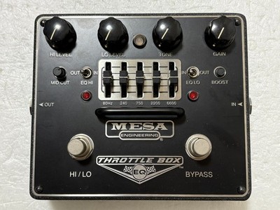 Mesa Boogie Throttle Box EQ Distortion Guitar Effect Pedal Used