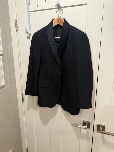 HICKEY STERLING TUXEDO BLACK JACKET 38S