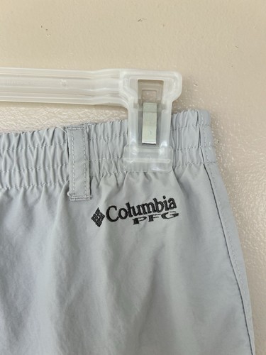 Columbia Backcast PFG Omni Shade Water Shorts Boys XL Light Blue Fishing Outdoor - Picture 4 of 5