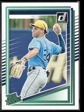 Theo Gillen 2025 Donruss #172 Tampa Bay Rays