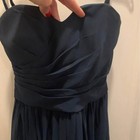 Impression Navy Chiffon Strapless Bridesmaid Dress - UNALTERED