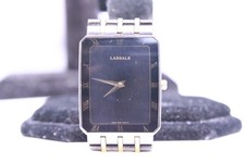 Rare Vintage Black Seiko Lassale Slim Thin 7N00-5089  Quartz Watch