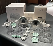 Elvie Pump Model EP01 Double Electric Breast Pump/sealed bottles/collection cups