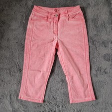 Peckott Caprihose Gr 36 Rosa 3/4 Hose Stretchhose Viskose Sommerhose
