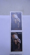 U S STAMP SCOTT #3936 ARTHUR ASHE PAIR MNH