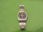 Vintage Seiko 8229-5019 Sports 100 Men's Silver Tone Watch - Rare!