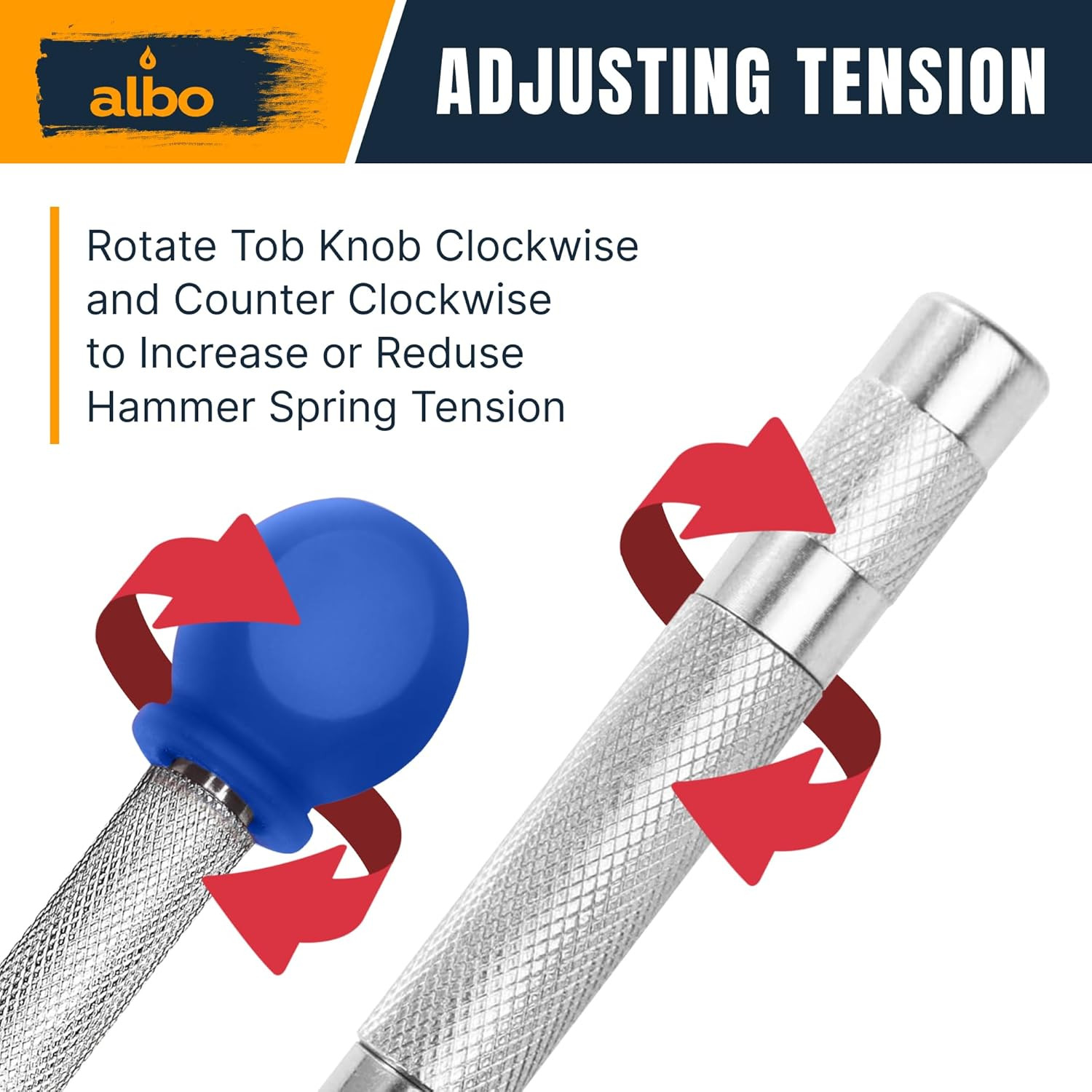 Automatic Center Punch Set – 3 Heavy Duty Spring Loaded Punch Tools for Metal, W