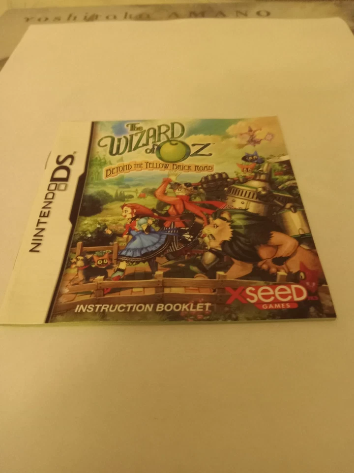 Rare Oop Nintendo DS The Wizard of OZ  Near Mint Original Game Box  Manual - Image 3 of 4