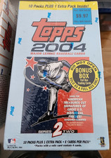 2004 Topps Baseball Series 2 Factory Sealed Box 11 Packs