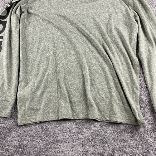 Adidas Shirt Hoodie Youth Size Large 14-16 Green Logo Pullover - Picture 14 of 15