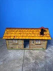 #3647 Fort Apache Series 500 Tin Cabin HQ 1956 Marx Vintage Playset