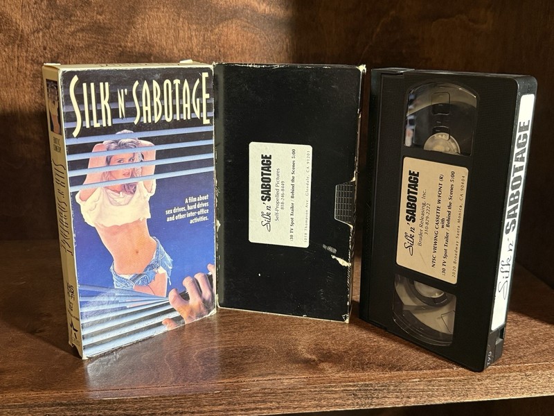SILK N’ SABOTAGE 1994 VHS With Bonus: Two Advance Copies With Trailer And More!