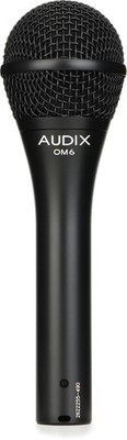 Audix Om6 Handheld Dynamic Microphone, Super Cardioid, Black, For Vocals, Live _