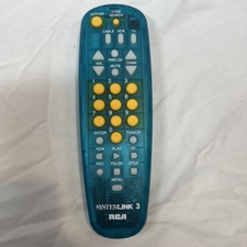RCA RCU300WB SYSTEM LINK 3 TV VCR CABLE REMOTE CONTROL BLUE NEW RETRO